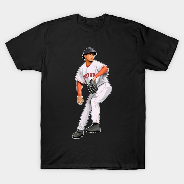 Pedro Martinez Pitcher Legends T-Shirt by RunAndGow